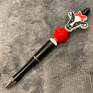 Western Cow Bandana Red/Black Pen